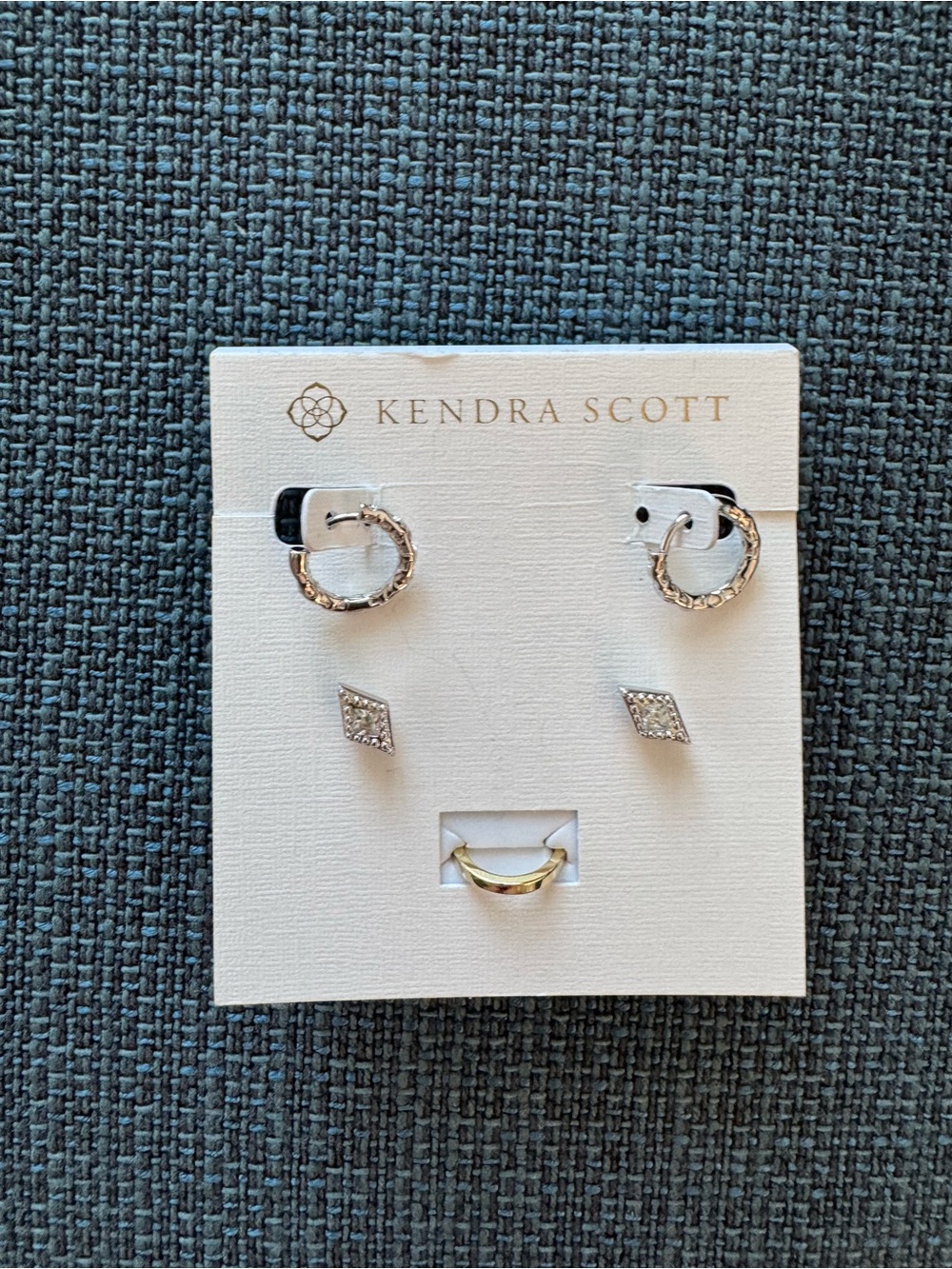Kendra Scott mixed metal earrings